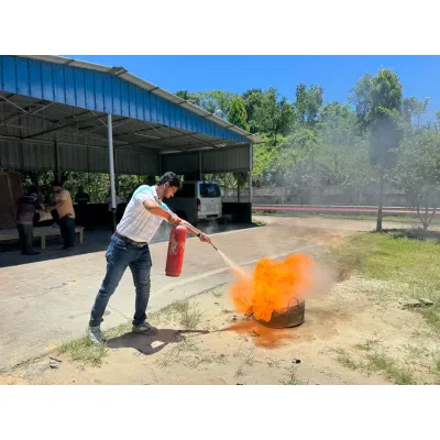 4.5kg dry chemical powder fire extinguisher