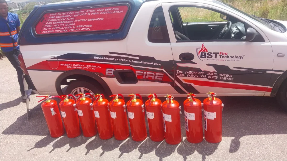 Fire safety equipment installation in Johannesburg